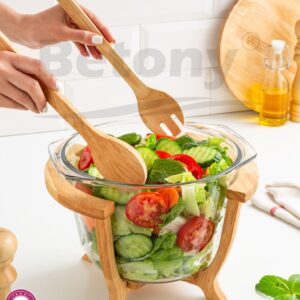 کاسه سالاد و میوه خوری طرح سلنا بتونی