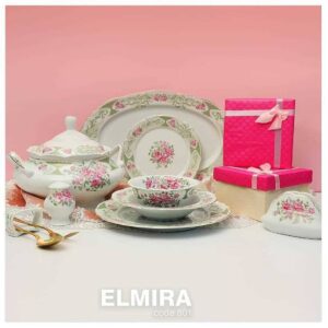 سرویس چینی 30پارچه 6نفره پردیس مدل الگانس