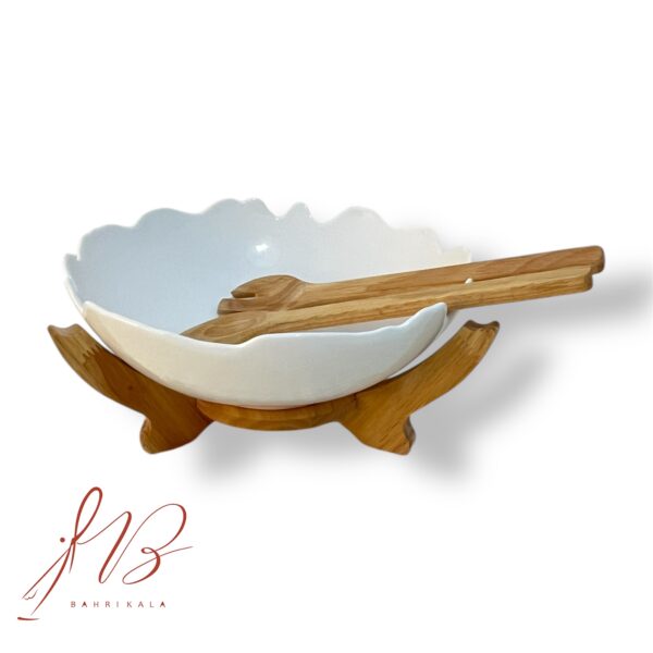 کاسه سالاد گرد کوئین بتونی - تصویر 3