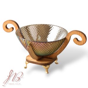 شکلات خوری ارغوانی پرنس پایه چوبی