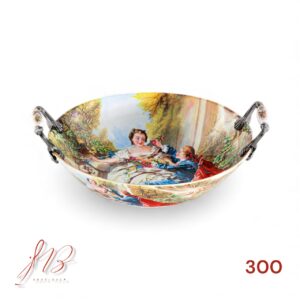 کاسه میوه خوری گرد چینی آتاسای طرح آلفا لیلی مجنون کد ۳۰۰