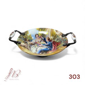 کاسه پذیرایی گرد چینی آتاسای طرح آلفا لیلی مجنون کد ۳۰۳