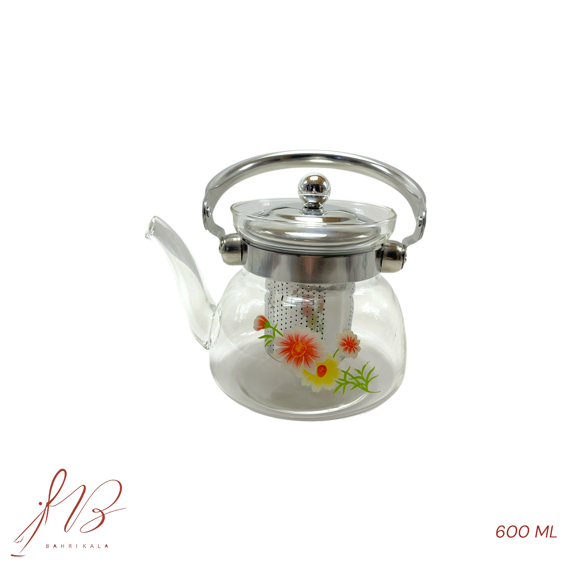 کتری پیرکس گلدار ناتالی 600میل