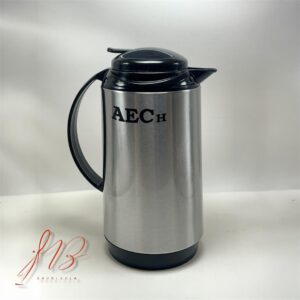 فلاکس ۱ لیتری کلاسیک AEC بدنه استیل و ظرف داخلی شیشه‌ای