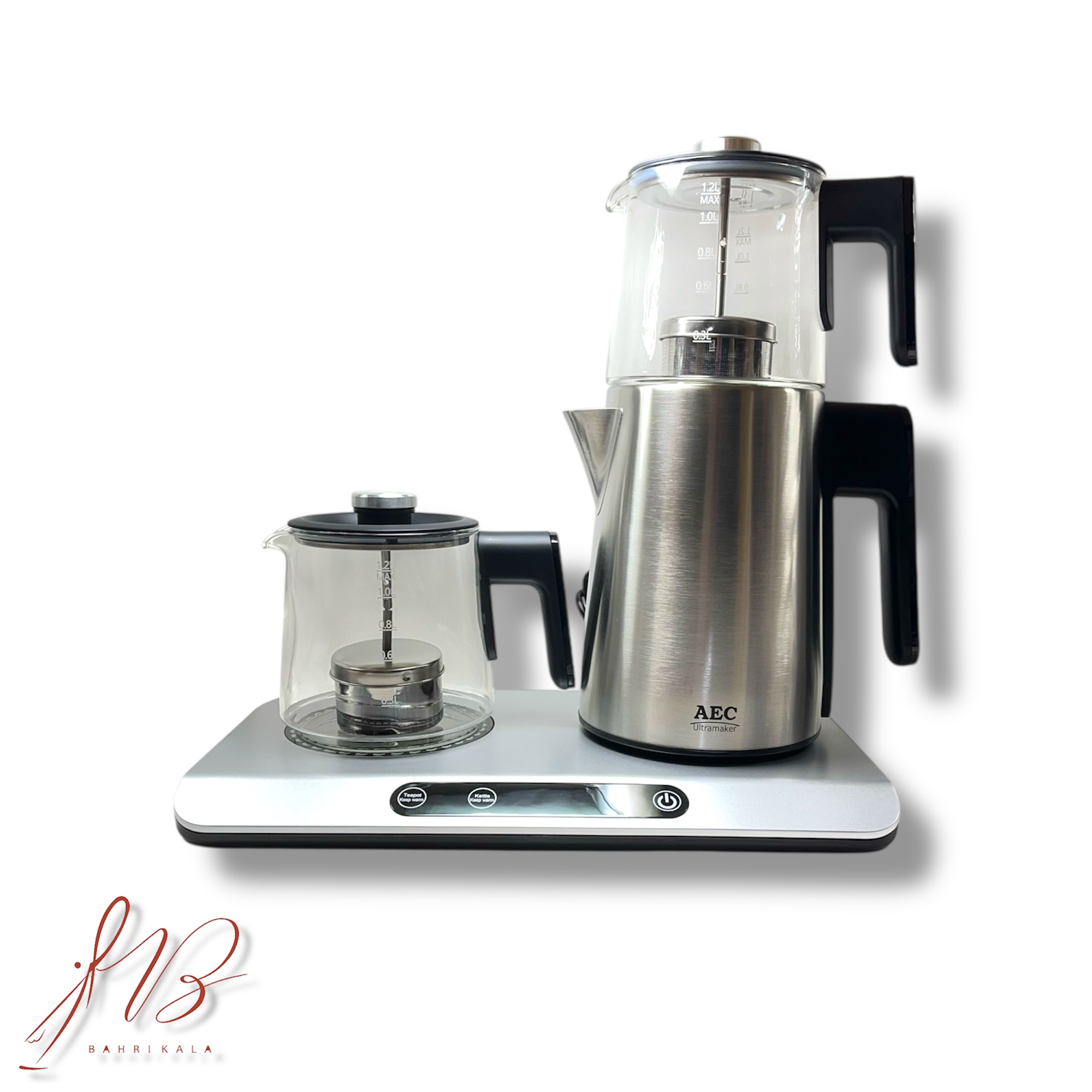 چای ساز کنارهمی دو منظوره دیجیتال AEC مدل684