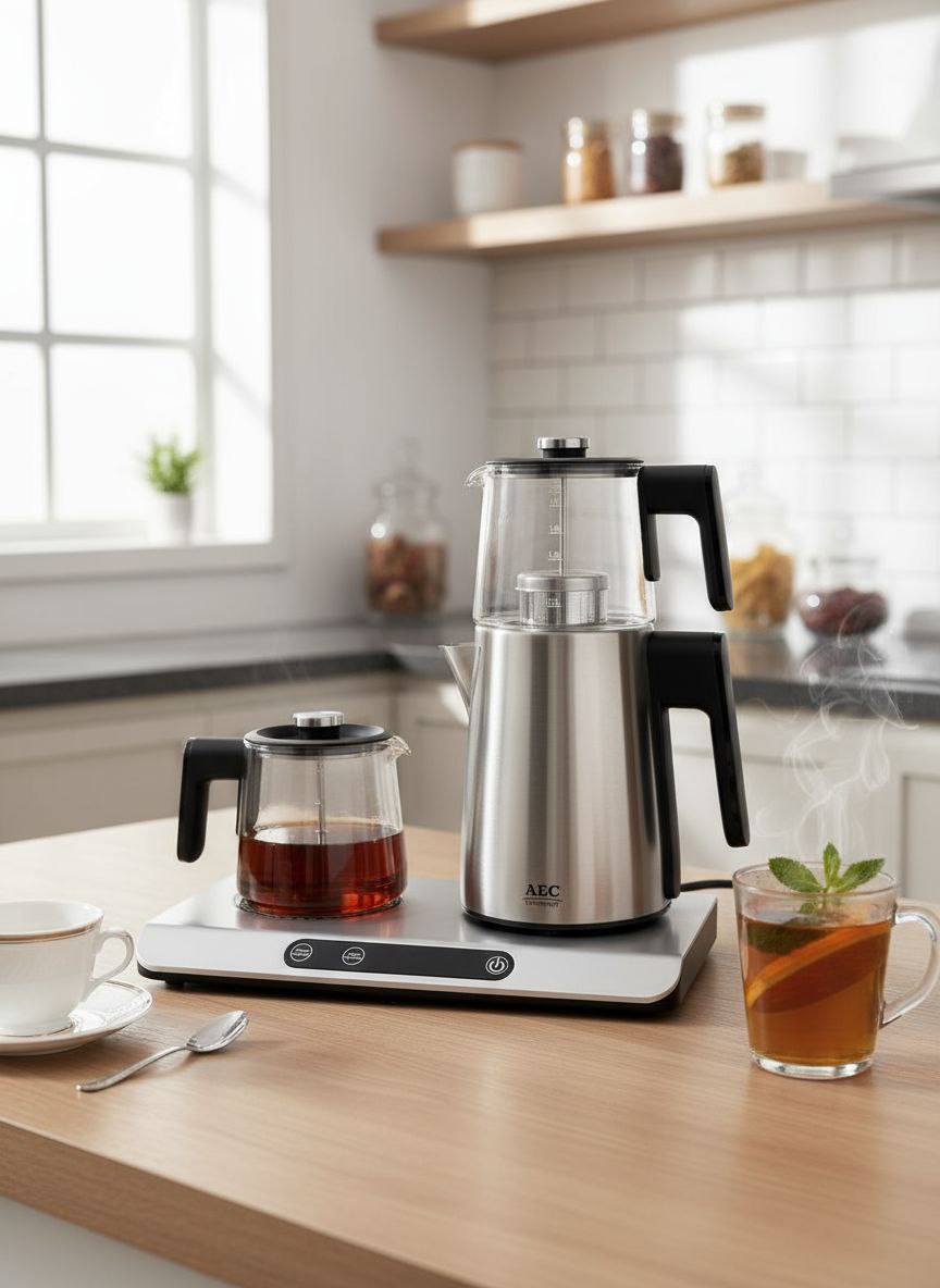 چایساز کنارهمی دومنظوره دیجیتال AEC مدل684 - تصویر 6