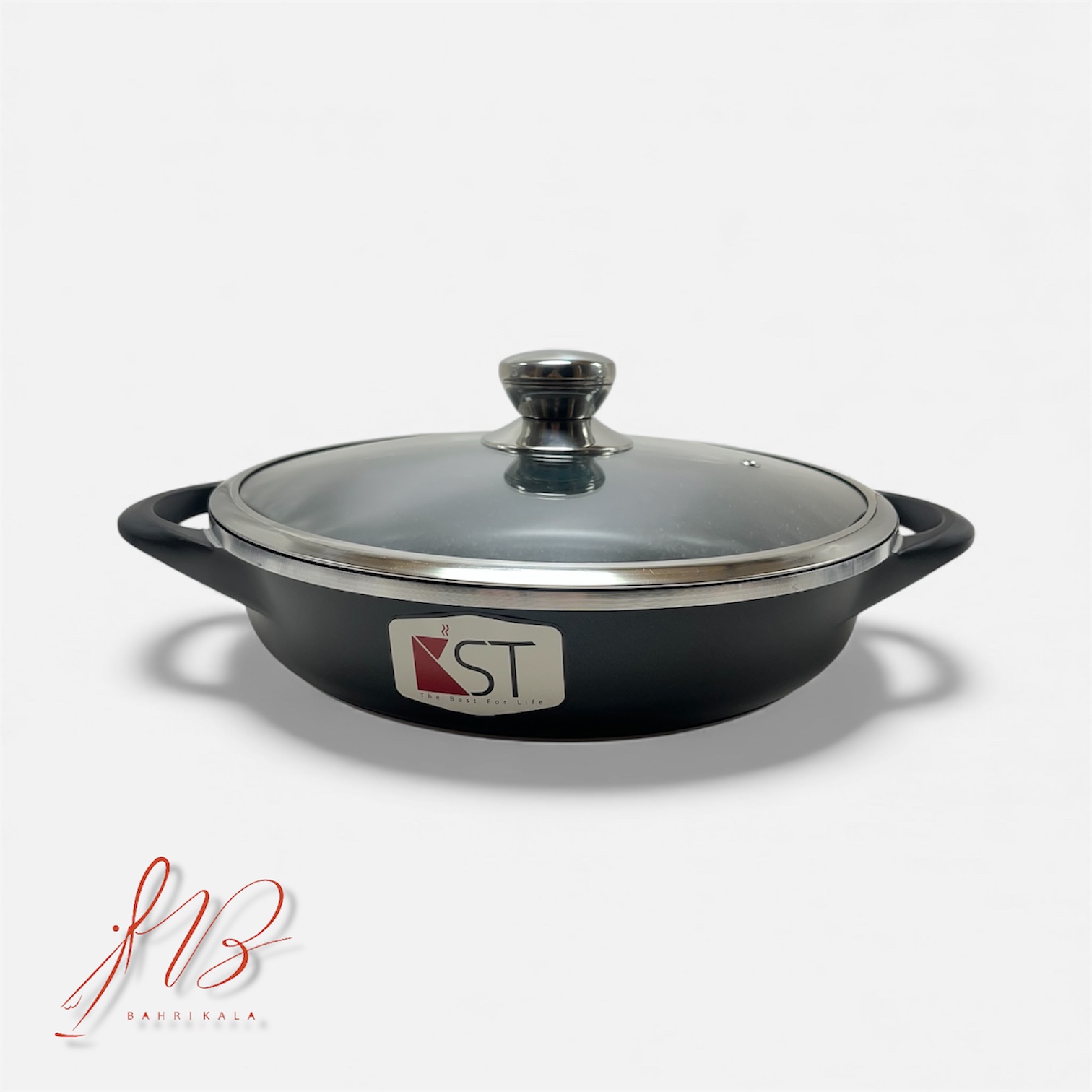 تابه گرانیتی نچسب کی اس تی (KST) با بدنه آلومینیوم دایکاست و دستههای نسوز